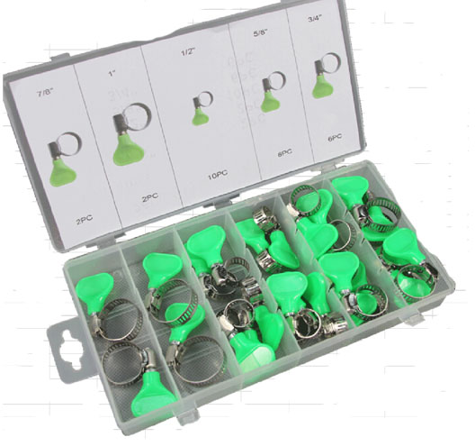 28PC Crocodile Clips Assortment