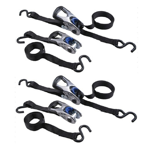 4PC Ratchet Tie Down Set