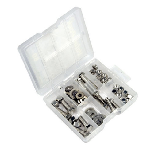 62PC. Stainless Steel Fasteners Assortment