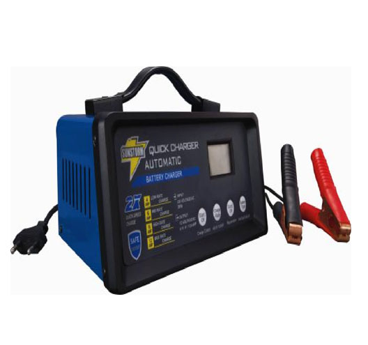 12/8/6/4 Amp 12V quick automatic battery charger with LCD display