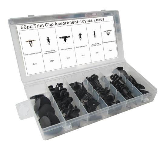 50pc Trim Clip Assortment-Toyota/Lexus