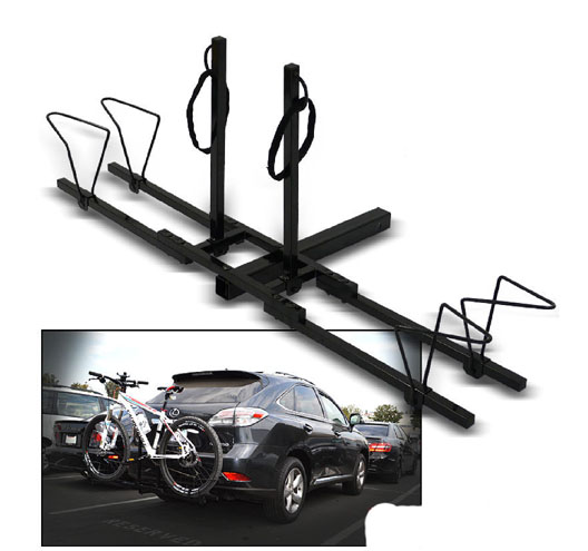 Heavy Duty 2 Bike Bicycle 2" Hitch Mount Carrier