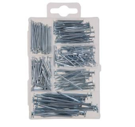 260pcs  Small Wire Nail and Brad Assortment