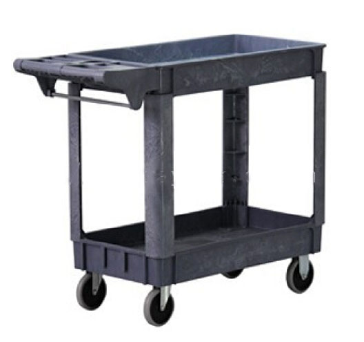 Plastic Industrial Utility Cart(950x650x110mm)