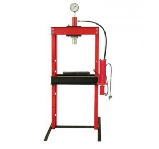 10T Air/Hydraulic Shop Press With Gauge