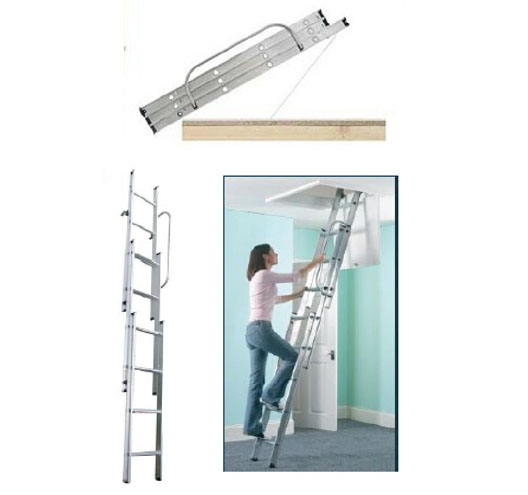 3 Section Loft Ladder