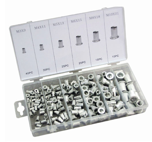 150pc Rivet Nut Assortment