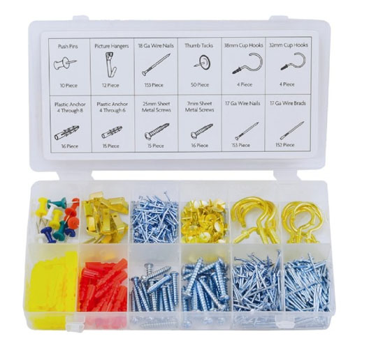 600pc Home Hardware Assortment