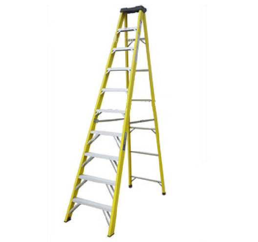 10 Tread Fiberglass Insulation Ladder