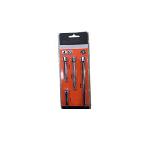 4PCS 1/4"DR.Extension Bar Set