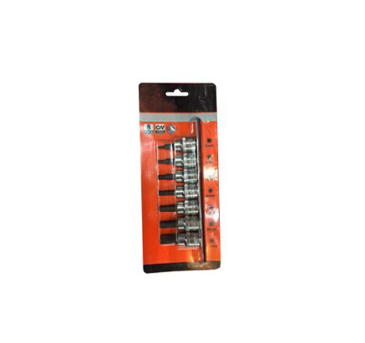 7PCS 3/8"DR.Tox Bit Socket Set(T10-15-20-25-30-35-40 )