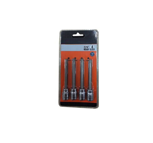 4PCS 3/8"DR.Tox Bit Socket Set(T40-45-47-50)