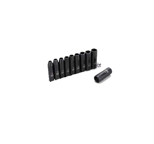 1/2"Dr.10 pcs Impact Deep Socket Set