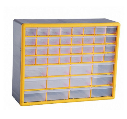 Plastic Storage Box with 44 Drawers