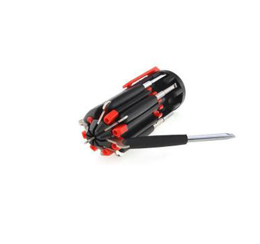 8 IN 1 MULTIFUNCTION SCREWDRIVER W/LED FLASHLIGHT