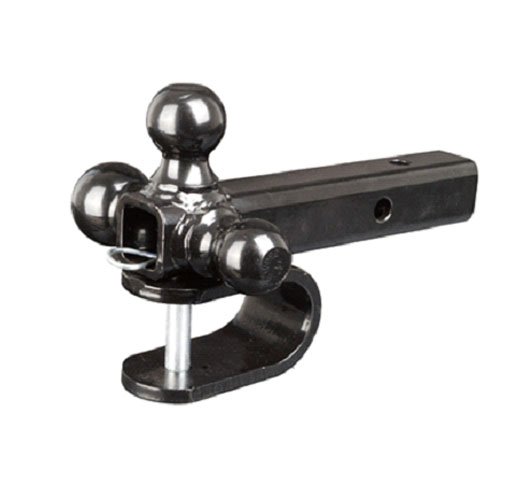 Tri-Ball Trailer Hitch Mount with U Clevis- Tubular