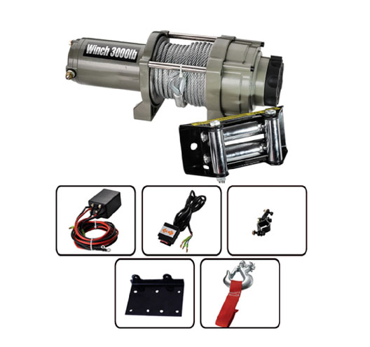 3000LBS 12V Electric Winch