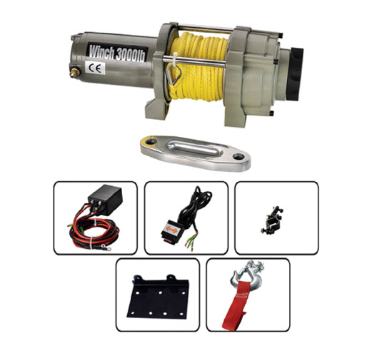 3000LBS 12V Electric Winch