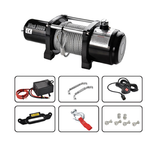 5000LBS 12V Electric Winch