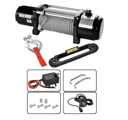 8000LBS 12V Electric Winch