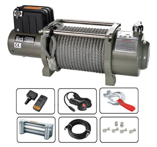 15000LBS 12V Electric Winch