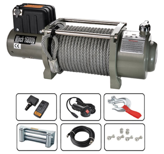 16800LBS 12V Electric Winch