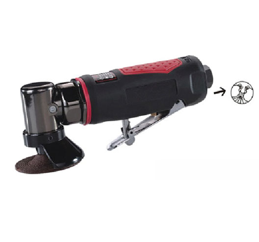  2-1/2"Air Angle Grinder (W/Thick Metal Guard, Swivel)