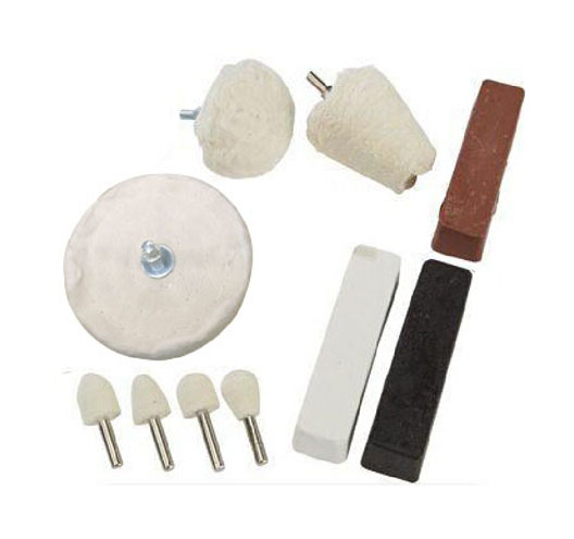 10Pc Klutch Stainless Steel Polishing Kit