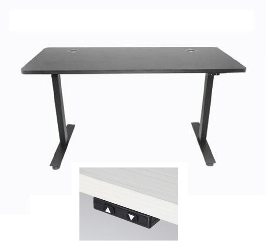 Single Motor Two-stage Steel Lifting Desk With Basic Controller