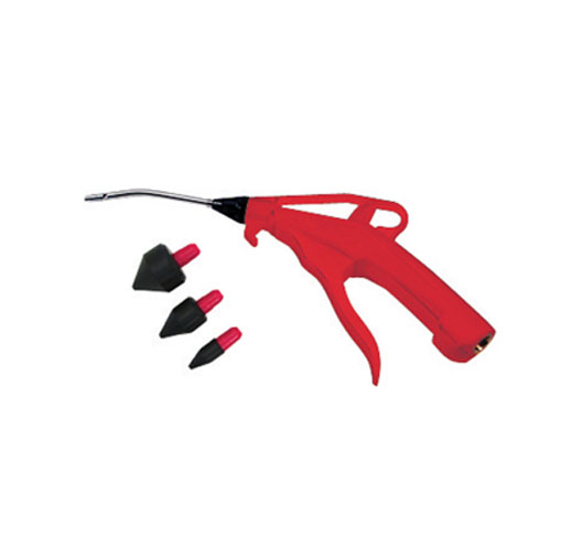 4" Pistol-Grip Air Blow Gun with Rubber Tips