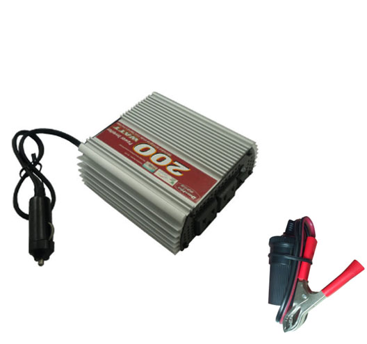 200W Power Inverter with 2.4A USB outlet