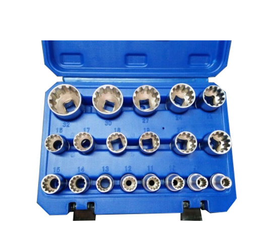 19pcs 1/2''Dr.Multi-Fit Socket Set