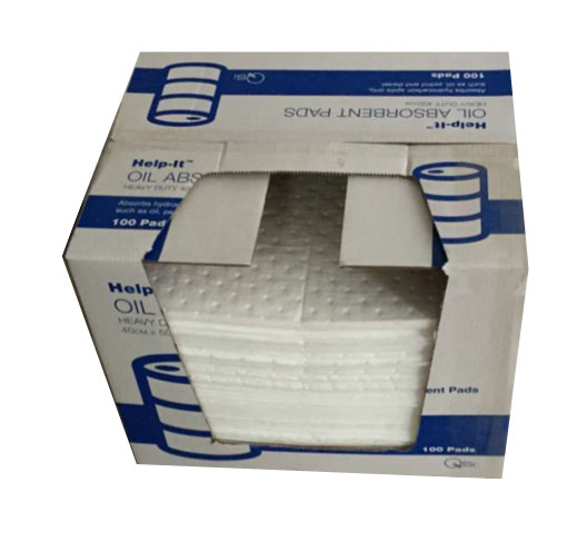 100pcs Carton packed Oil-Only Absorbent Mat Pad set