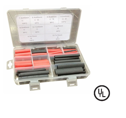  106pc Heat Shrink Tube Assortment ---PE  UL Approved