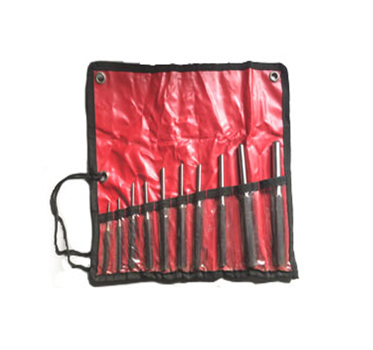 10 Pcs SAE Roll Pin Punch or Pilot Punch Set