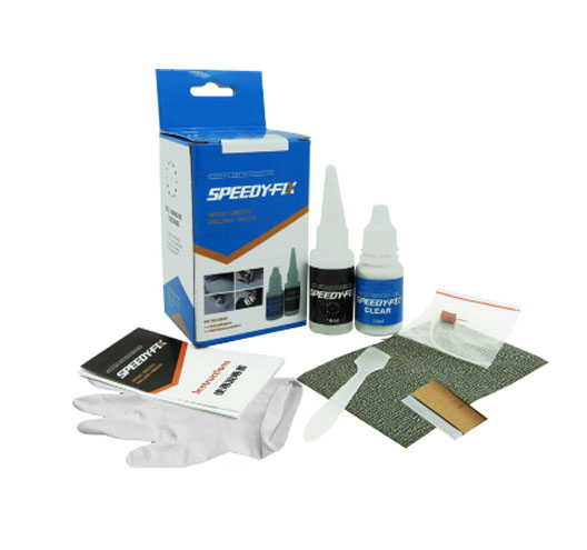 SPEEDY-FIX FILLING & REINFORCING KIT -Clear Powder