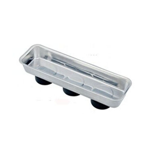 Stainless Steel Magnetic Parts Tray - 64.8X226mm  (2-1 /2”x8-7/8”)