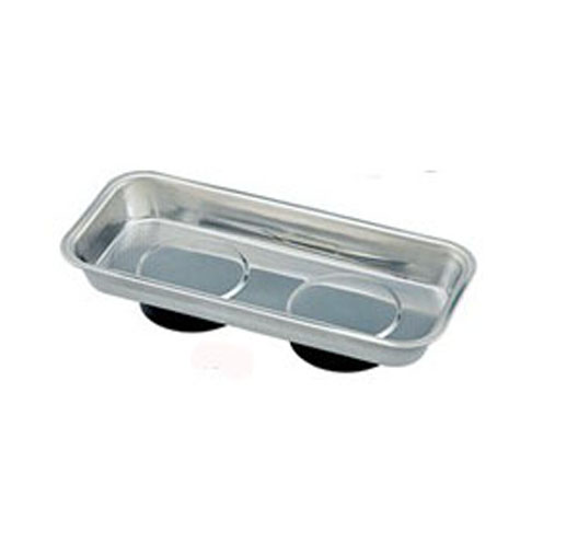 Stainless Steel Magnetic Parts Tray - 68 x152mm  (2-2/3”x6”)
