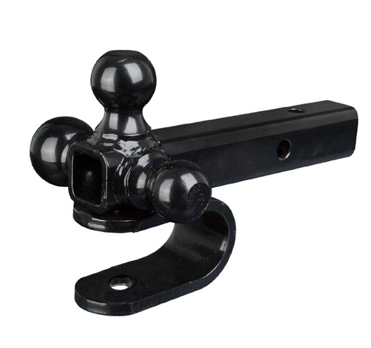 3-in-1 Receiver With Clevis Mount Full Powder Coated Tubular