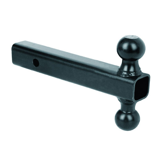 Double Ball Hitch Mount 2" and 2-5/16"ball- black