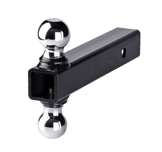 Double Ball Hitch Mount 1-7/8" and 2" ball- chrome