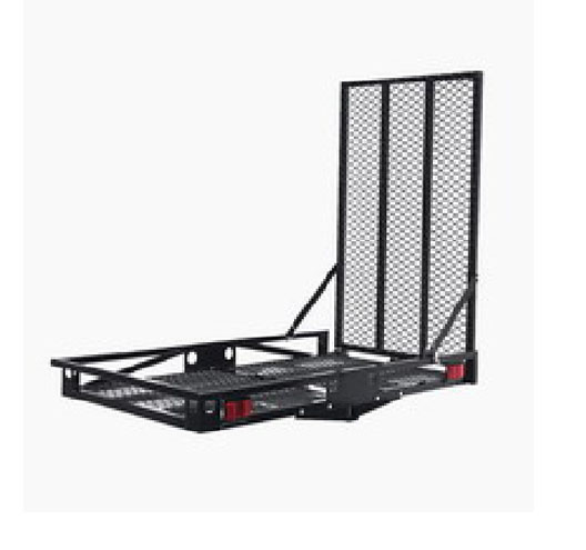 4 x 2-1/2 ft Steel Hitch Mount Cargo Carrier