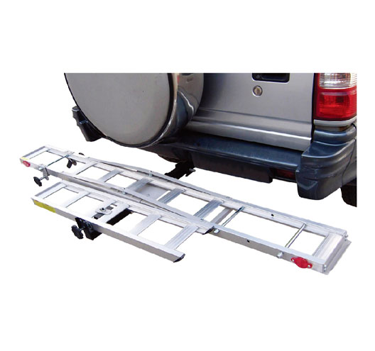 400 lb.Aluminum Receiver-Mount Motorcycle Carrier