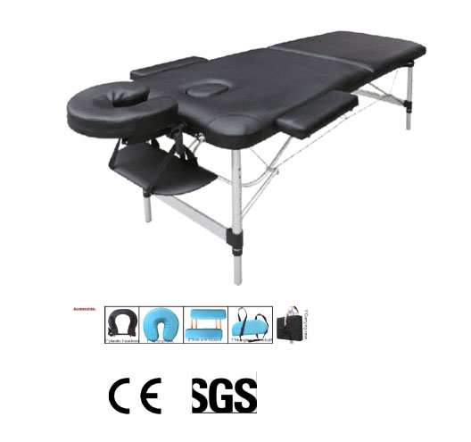 2-Section Portable Folding Aluminum Massage Table 500LBS