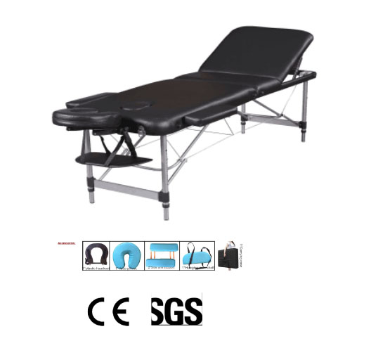 3-Section Portable Folding Aluminum Massage Table 500LBS
