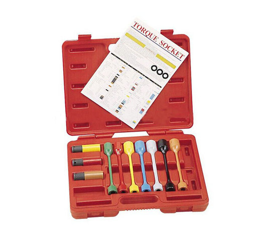 1/2Dr.10pc Alloy Wheel Impact Socket and Torque Socket Wrench Set