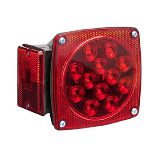 Left LED Square Light Trailer Under 80"