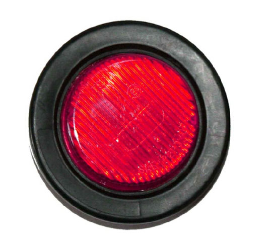 2-1/2" LED Round Marker Lights - Red