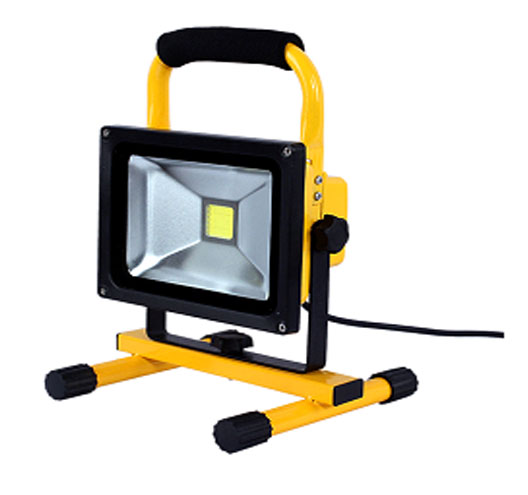 20W COB Rechargeable Standing Work Light With Cable