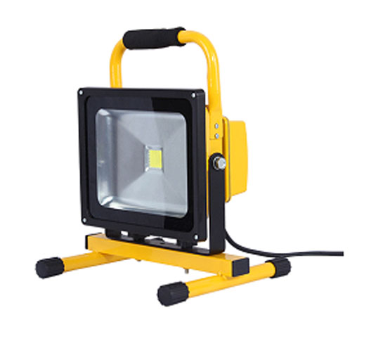30W COB Rechargeable Standing Work Light With Cable